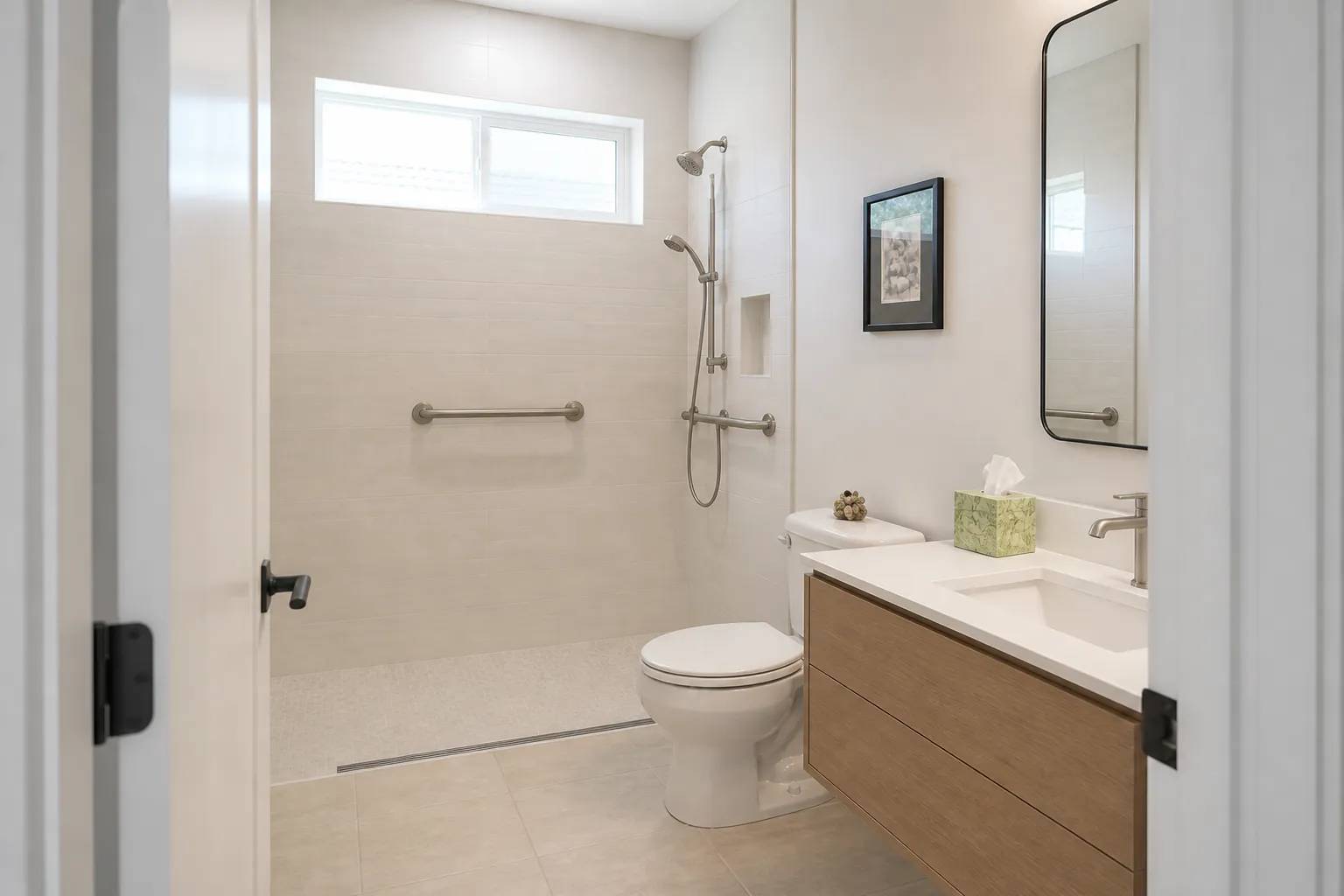 After: Accessible Primary Bath