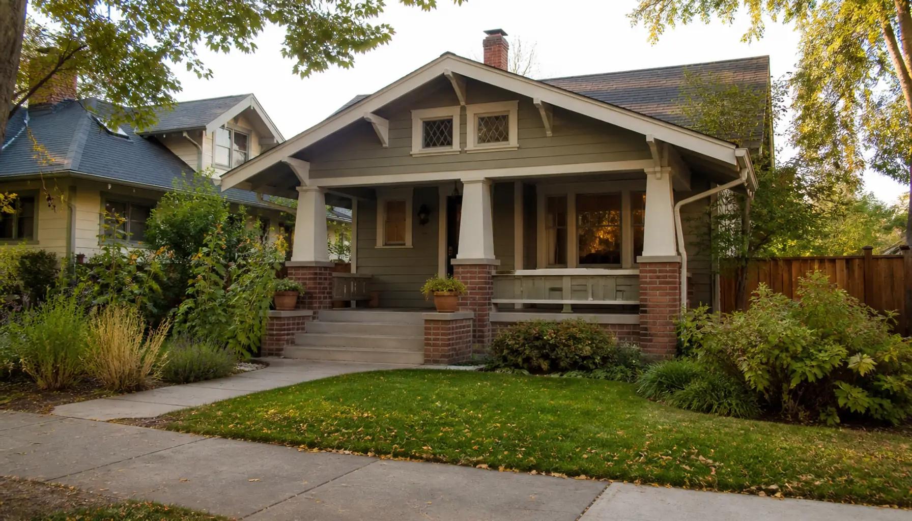 Historic North End craftsman bungalows and period-appropriate remodels in Boise