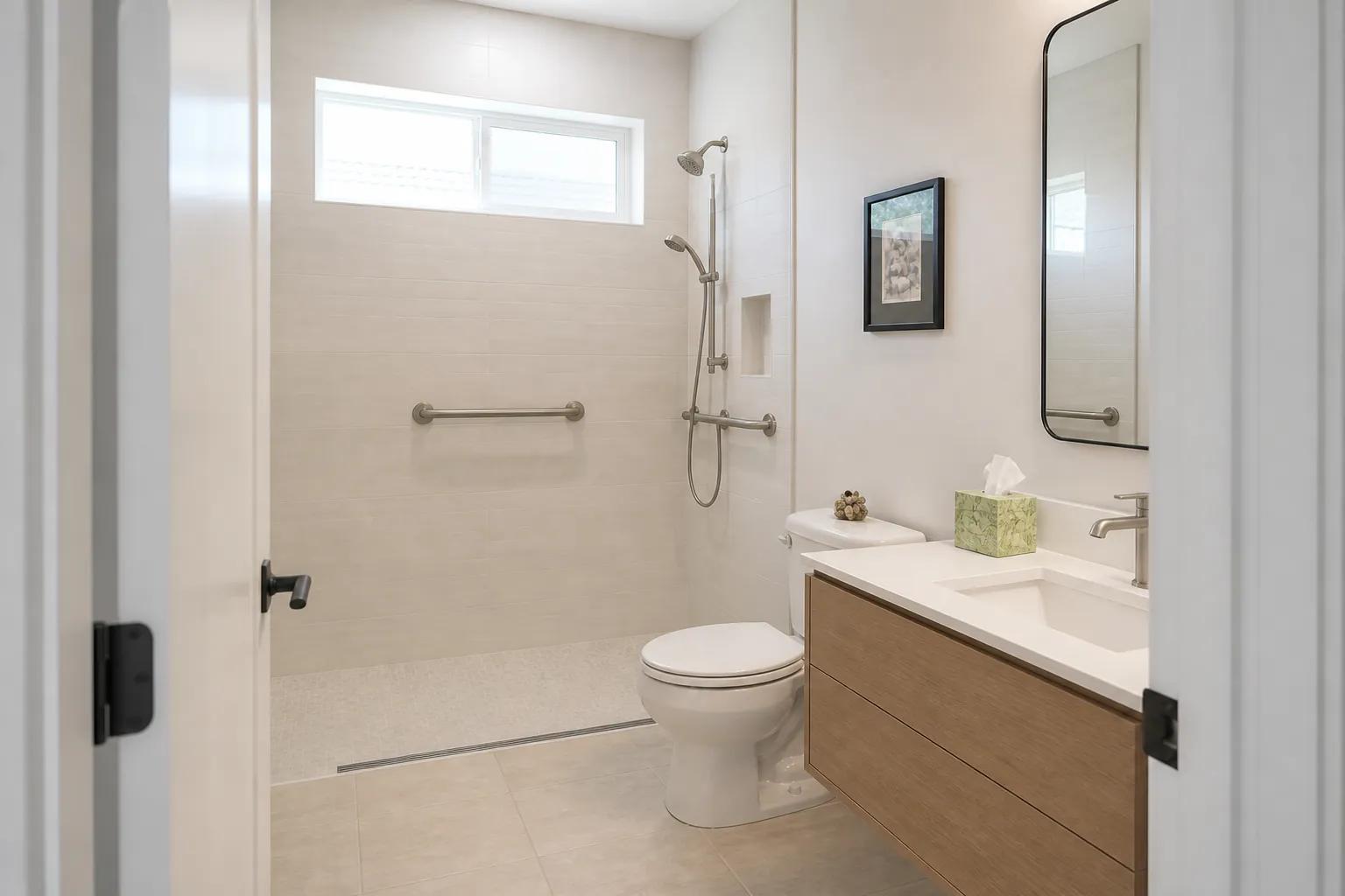 Accessible Primary Bath - after