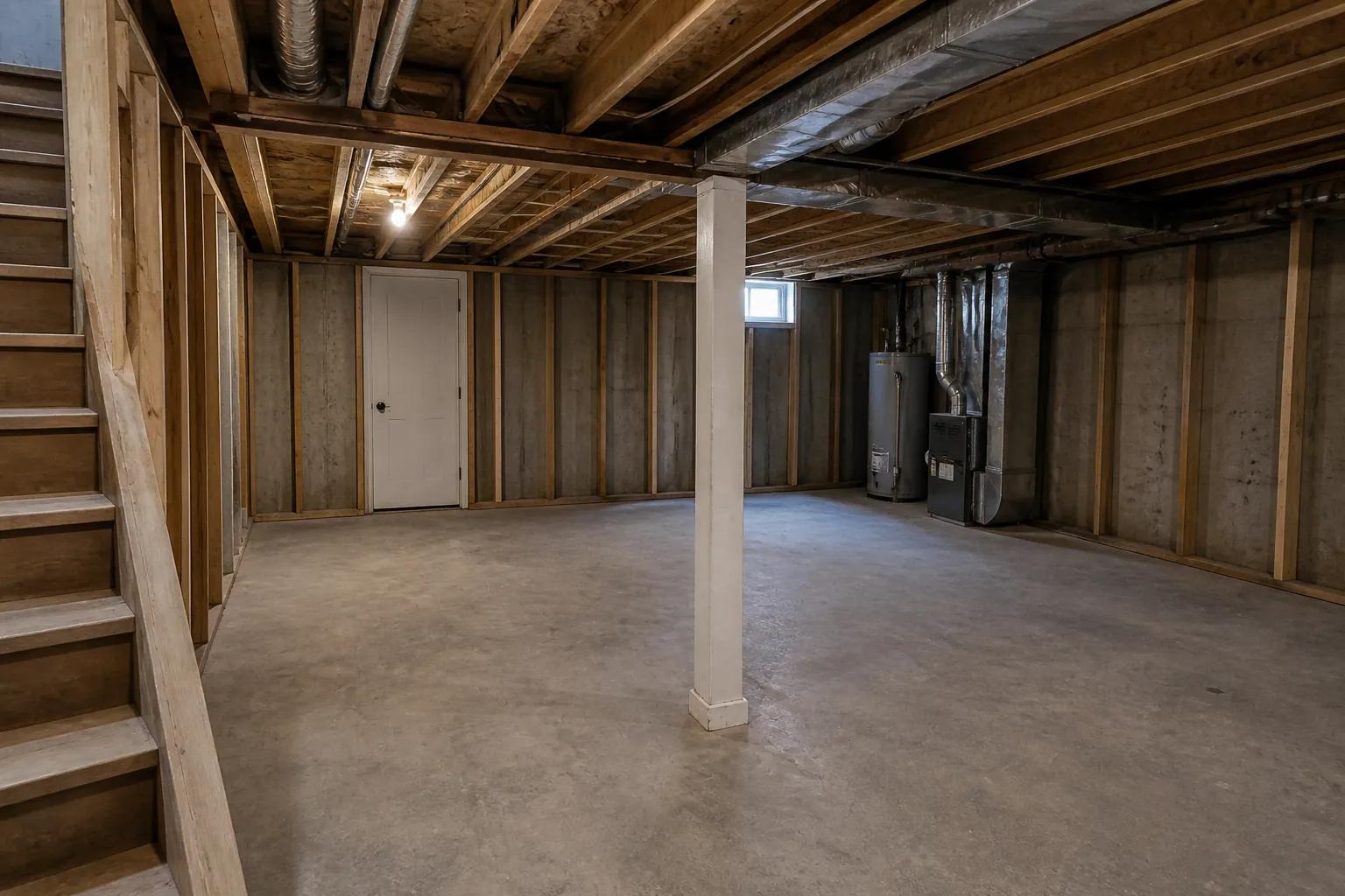Basement Finish - before