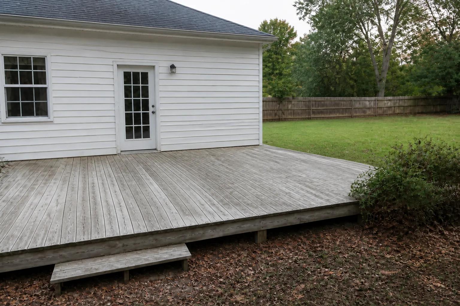 Eagle Covered Patio - before