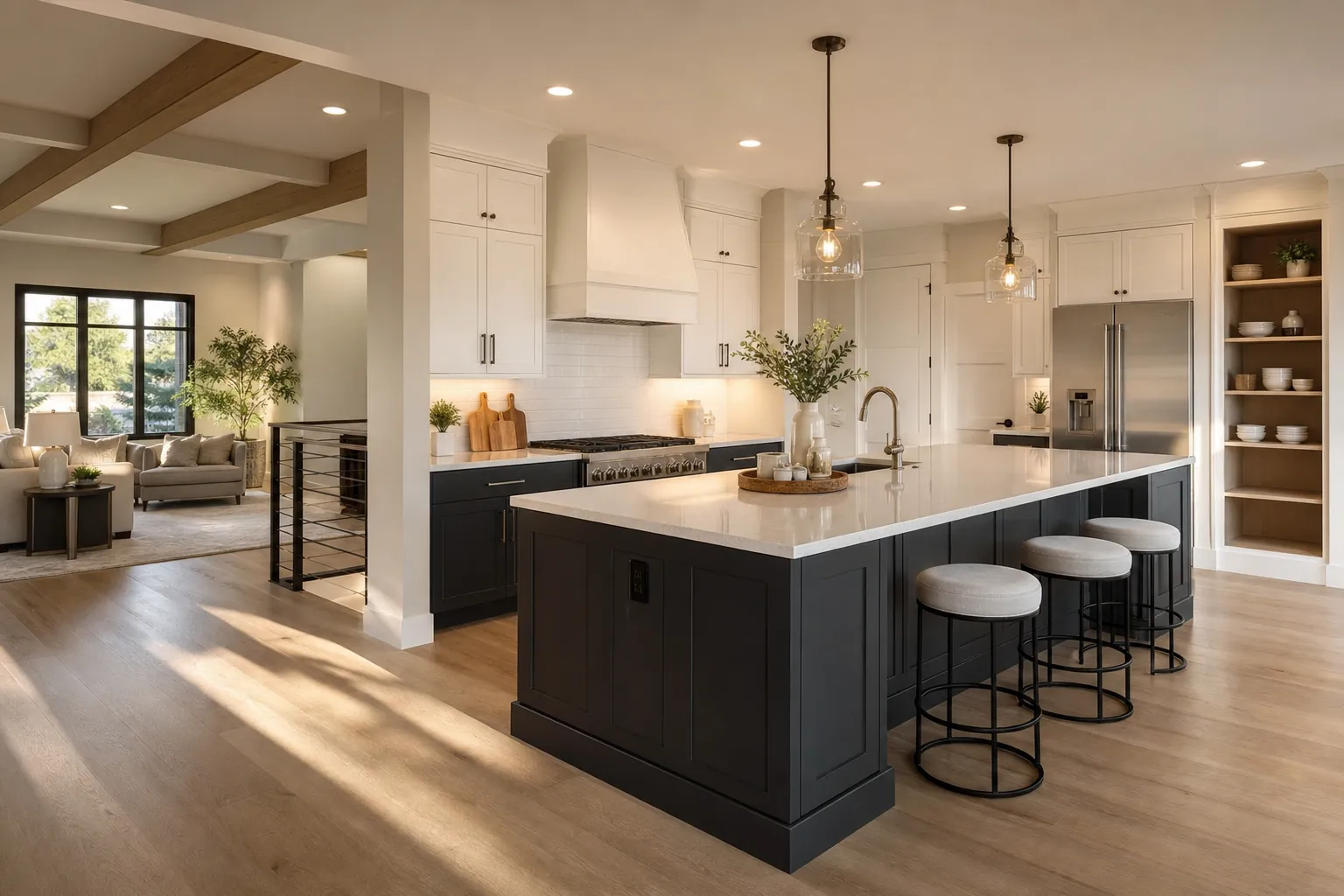 Modern luxury home interior remodel in Boise Idaho Treasure Valley