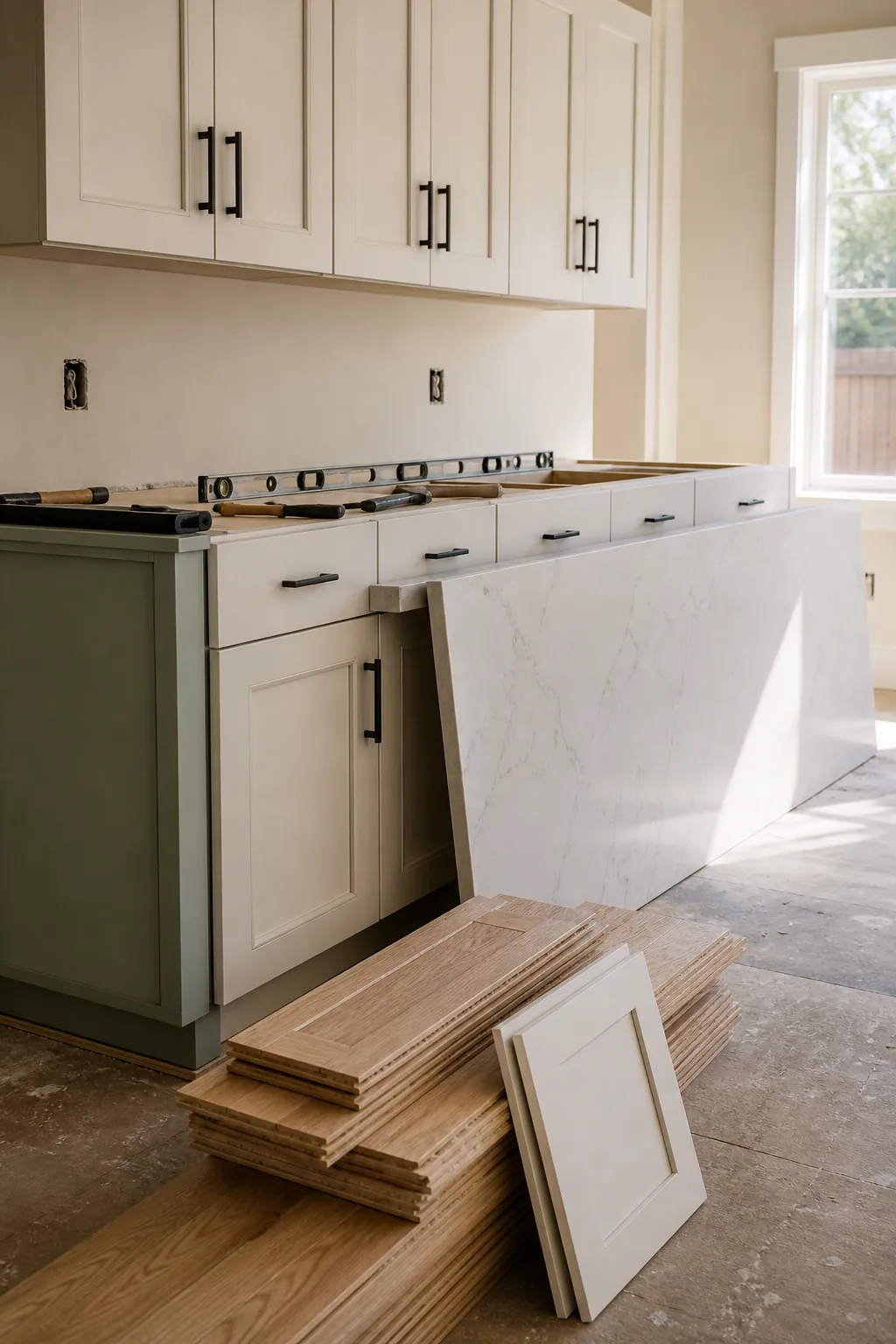 Materials and careful preparation for remodeling