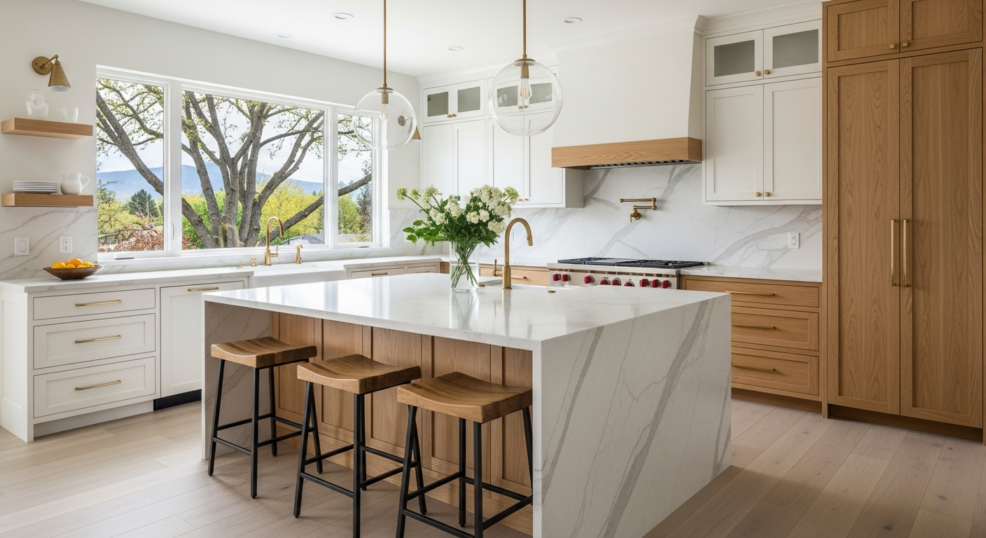 Precision cabinetry installation demonstrating expert Treasure Valley craftsmanship